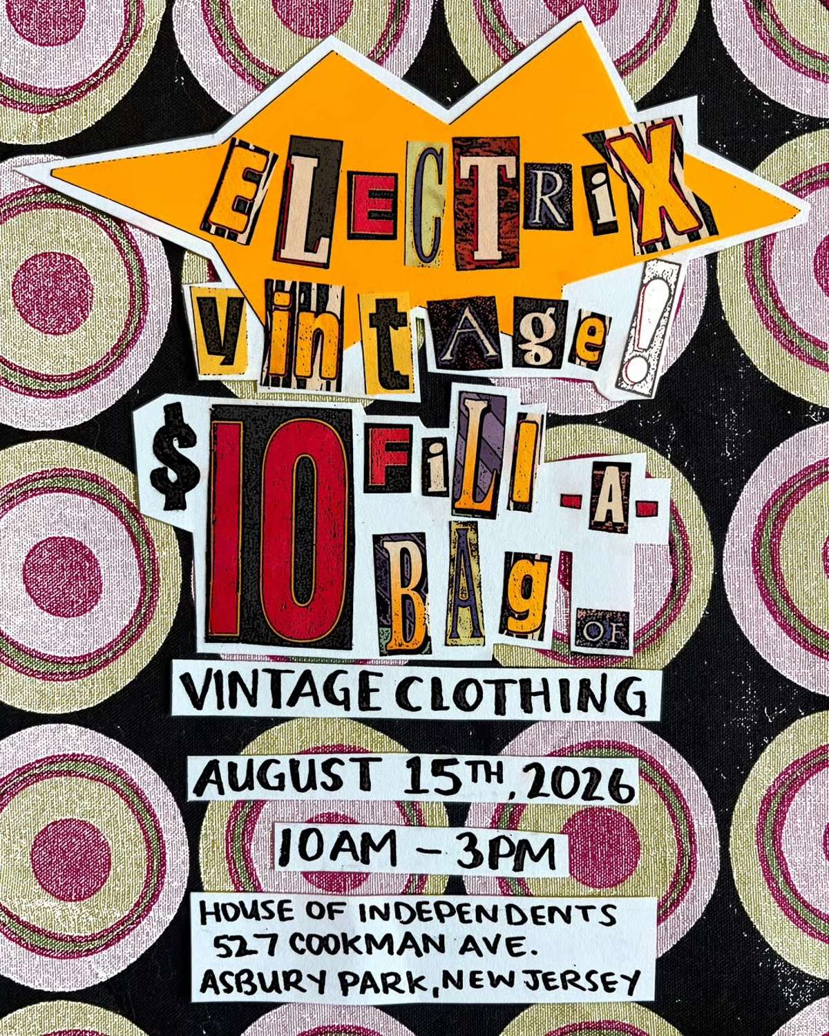 Electrix Vintage Fill-a-Bag Sale + Market
